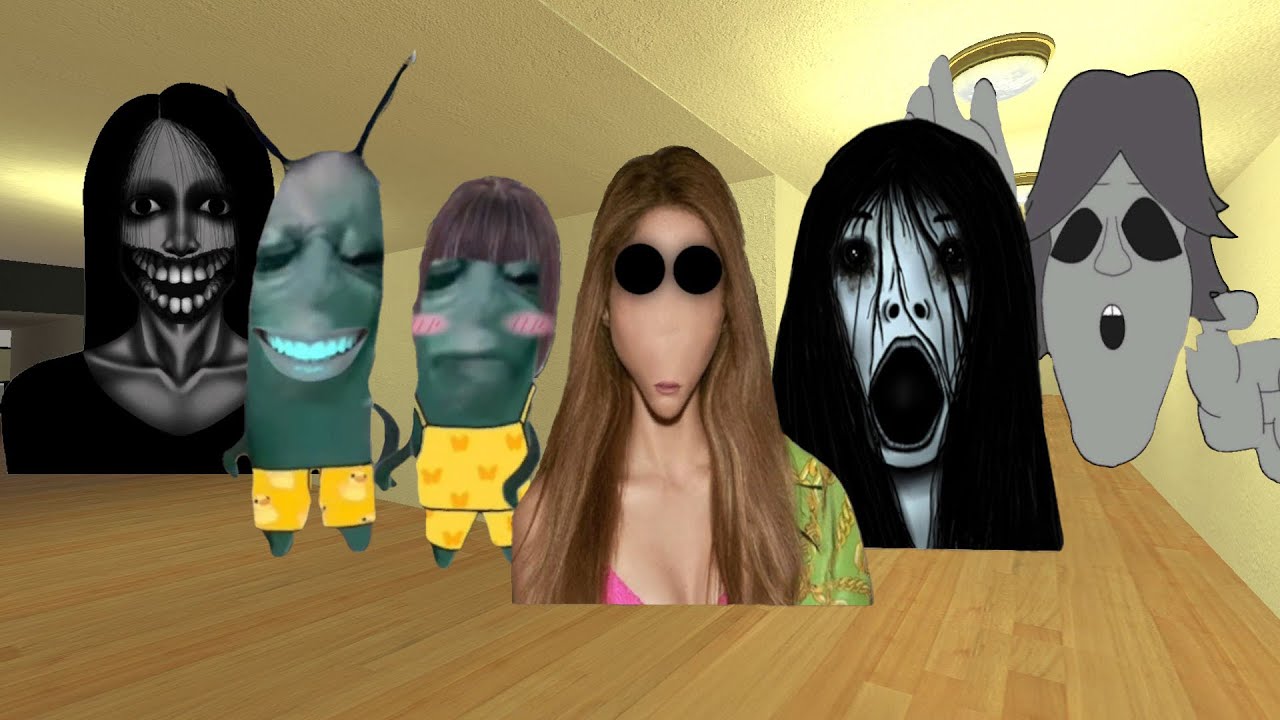 Kuchisake Onna, Scary Hand, Shakira Nightmare, Kayako Saeki And 67 Nextbot Gmod