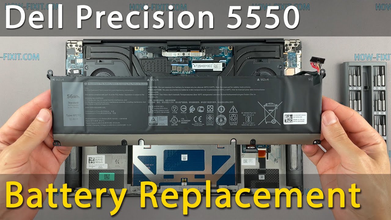 Dell Precision 5550 Battery Replacement | Repair Fast-Draining Battery