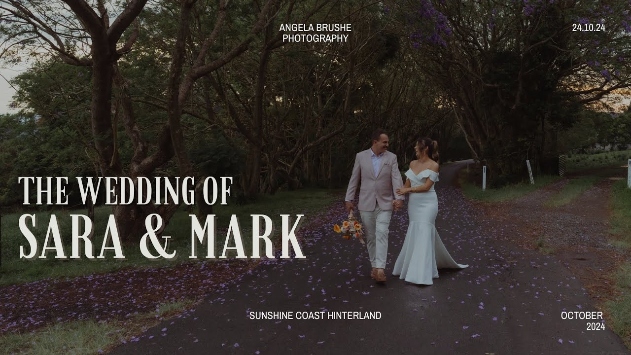 It rained on my wedding day Maleny Sunshine Coast