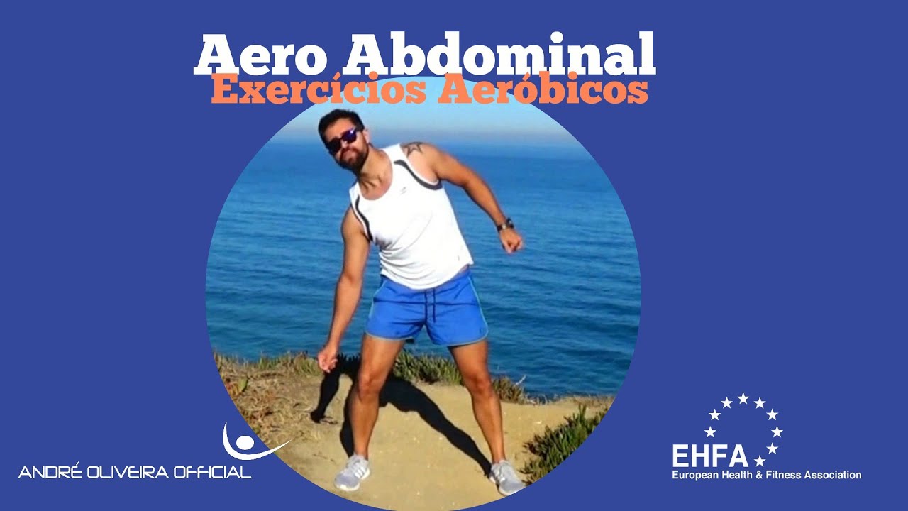 Exercícios aeróbicos - Aula de aeróbica com Abdominais