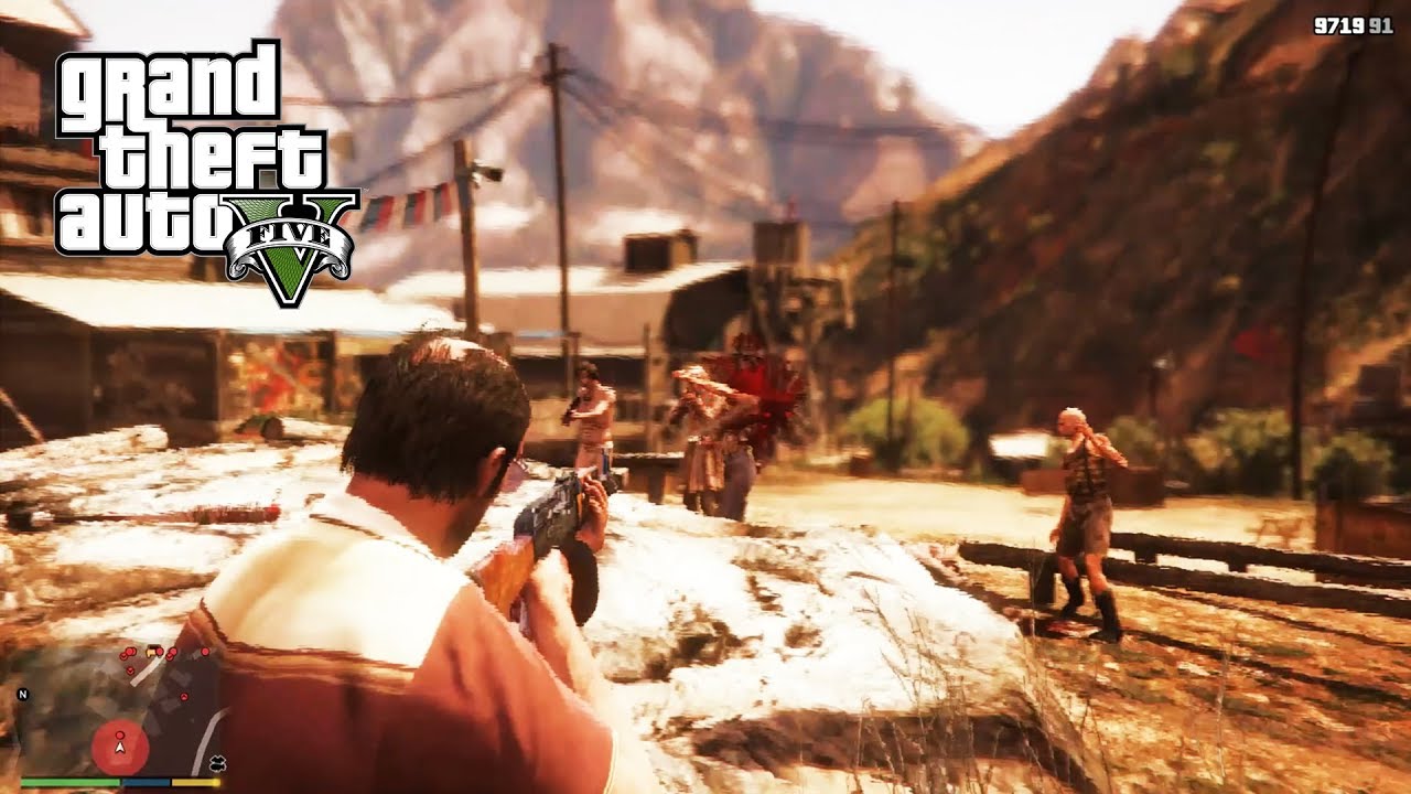 GTA 5 — Тревор против культа альтруистов! (Миссия «Лагерь альтруистов»)