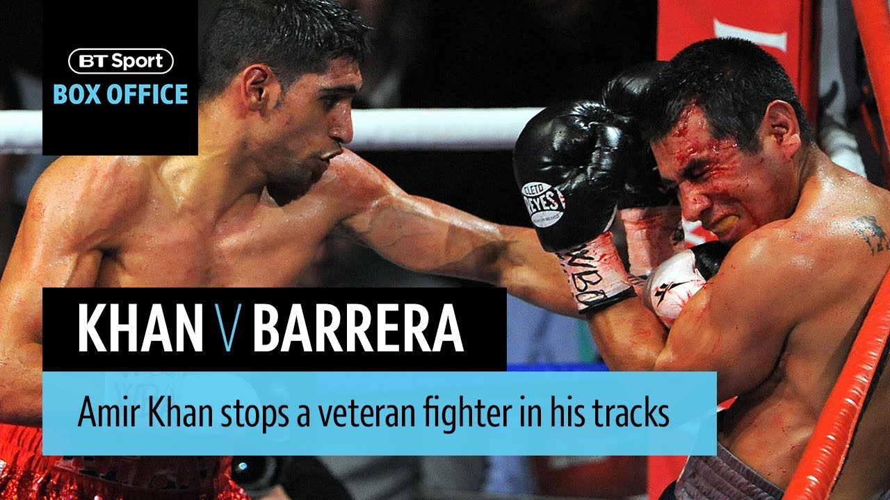 Amir Khan v Marco Antonio Barrera official highlights