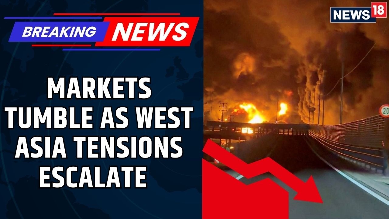 Stock Market Crash: Sensex Down 900 Pts, Nifty Below 280 | Iran War Impact Updates | News18