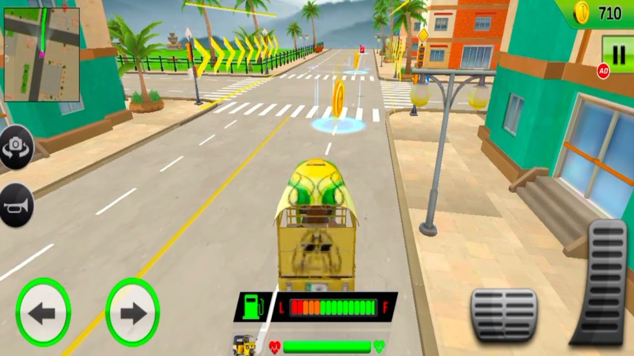 Tuk Tuk Rickshaw Racing Games Gameplay (Android iOS) Game video 