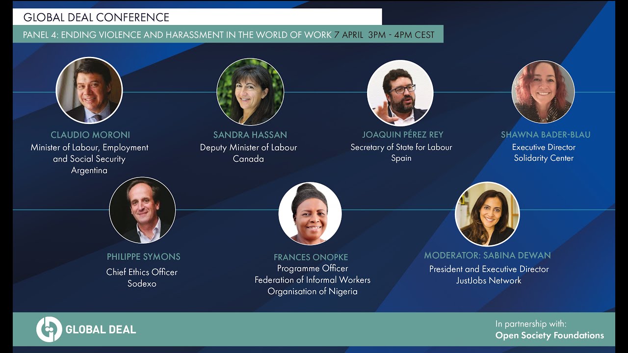 Global Deal Conference - Session 4: Ending violence and harassment in the world of work
