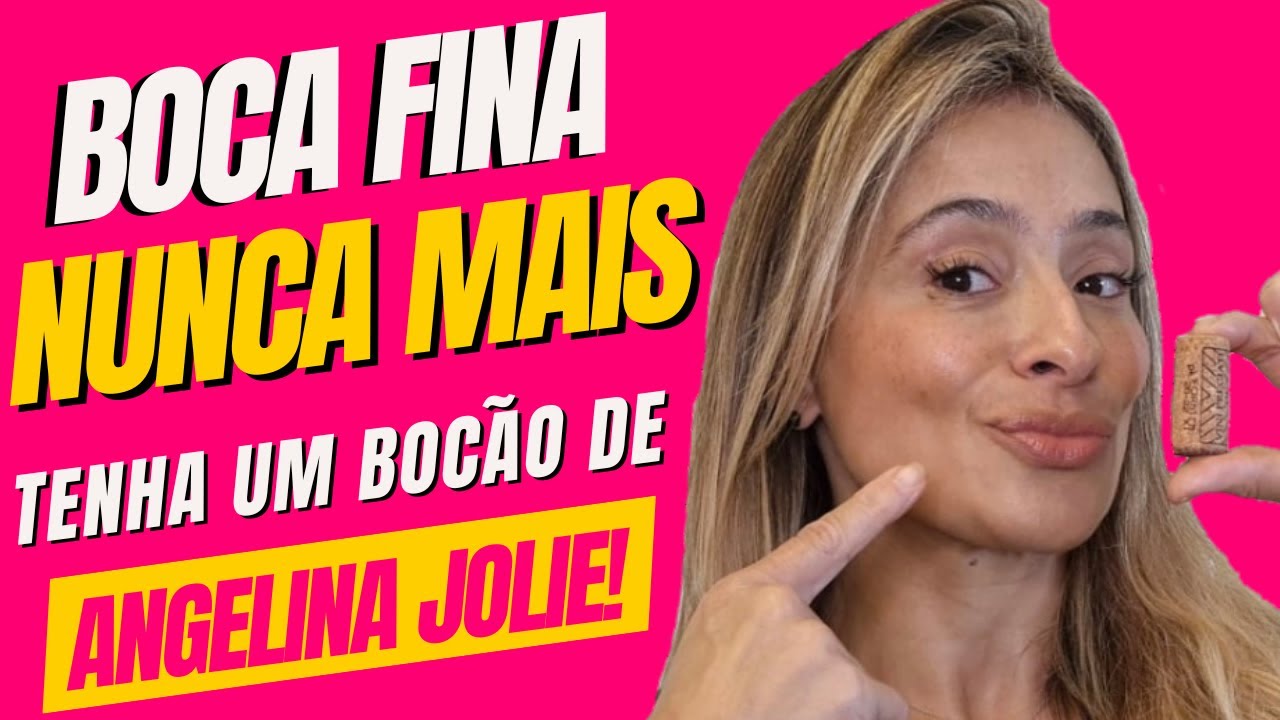 LÁBIOS VOLUMOSOS sem precisar Preencher! Vem ver como!