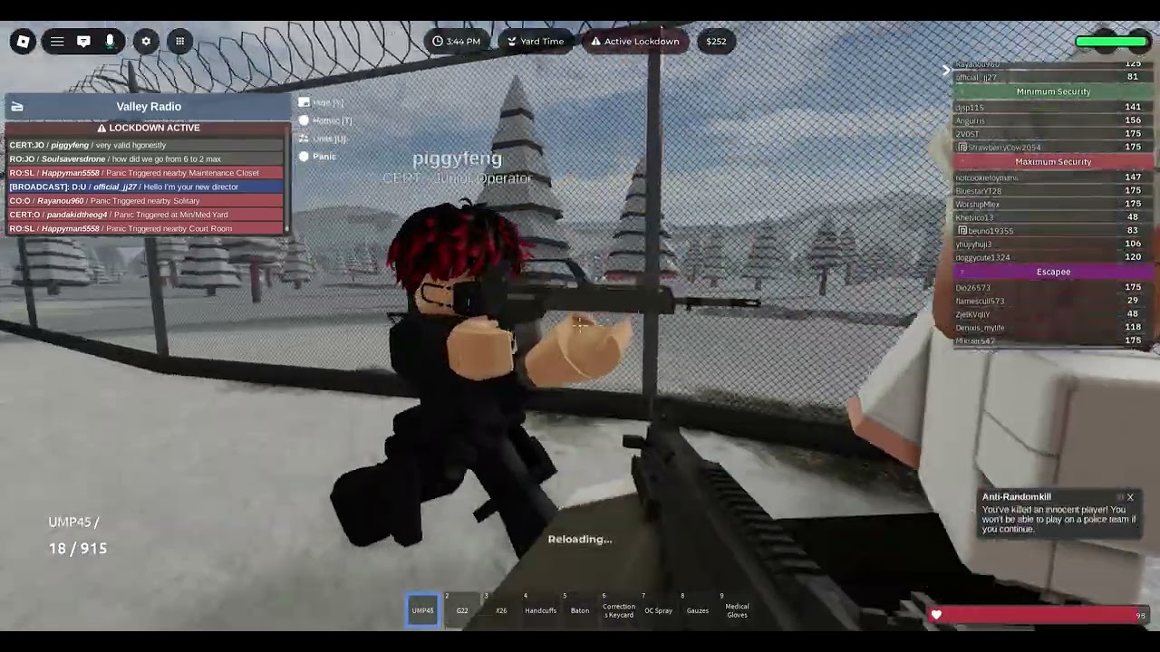Roblox the valley prison experience