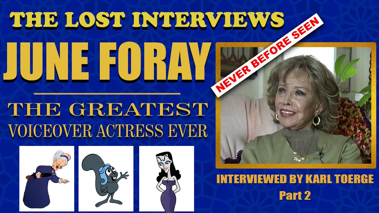 Watch June Foray, the greatest voiceover actress ever tells her life story in Part 2.