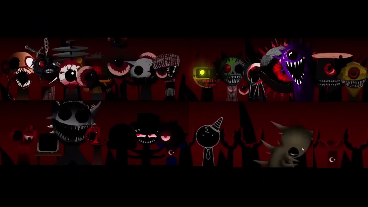 Sprunki Phase 6 Remastered by T&uuml;rk Jevin - All Characters Together 