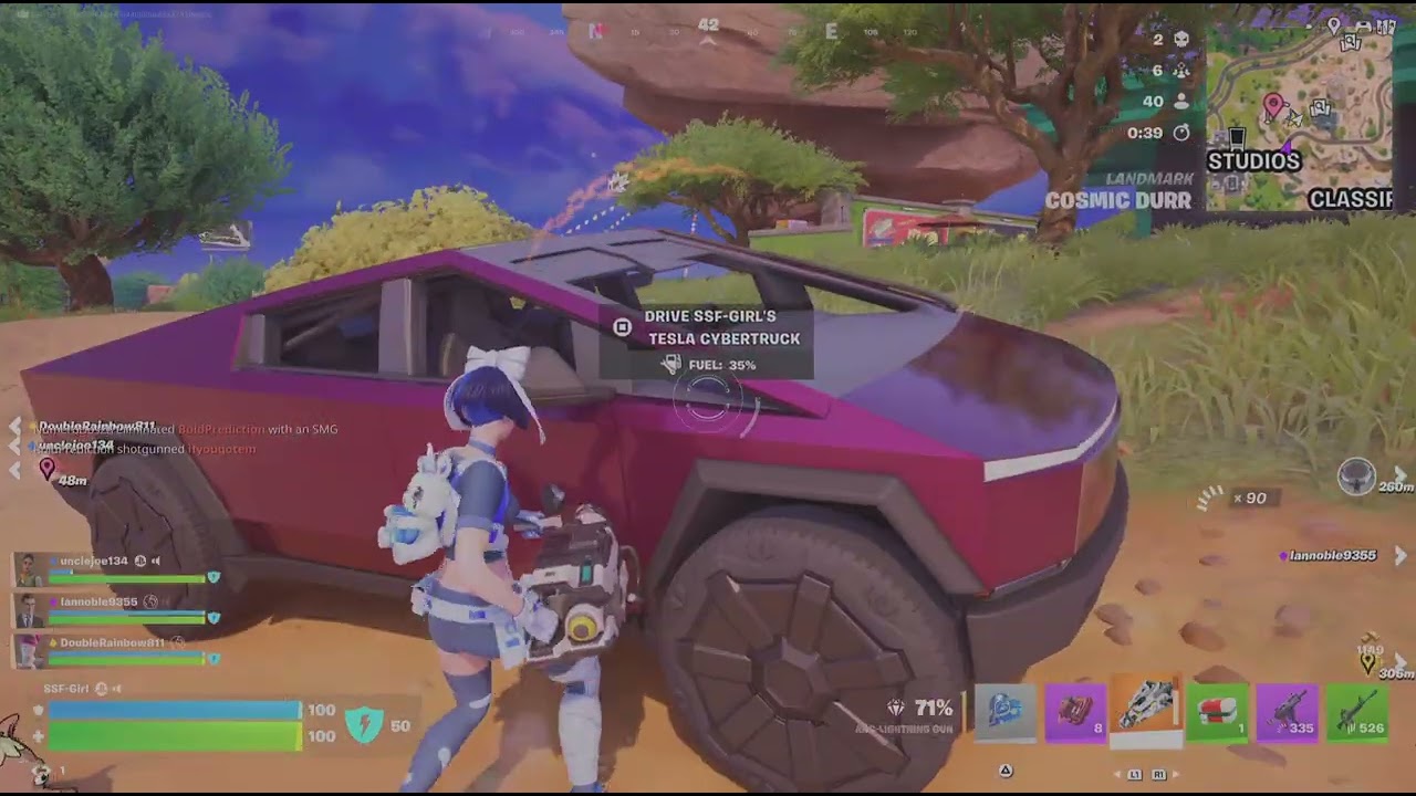 Fortnite SSF and UncleGrandpa first battle royal together