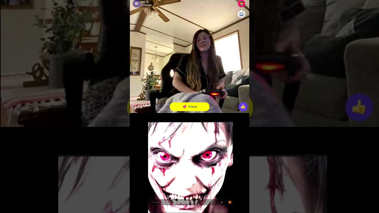 Priceless Reaction! Monkey.app JUMPSCARE (Omegle Alternative)
