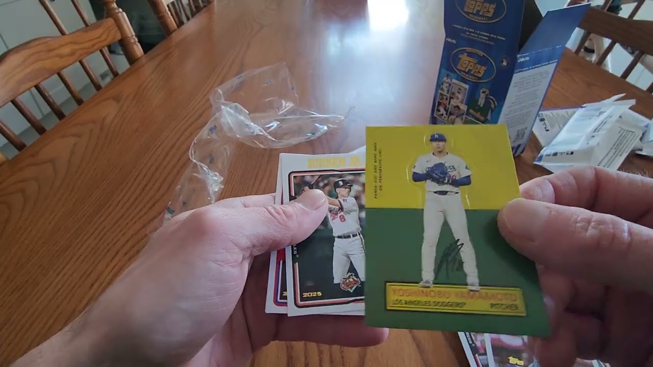 2025 MLB Topps Archives blaster. Ohtani, Judge, Yamamoto pop-up, Wilson 