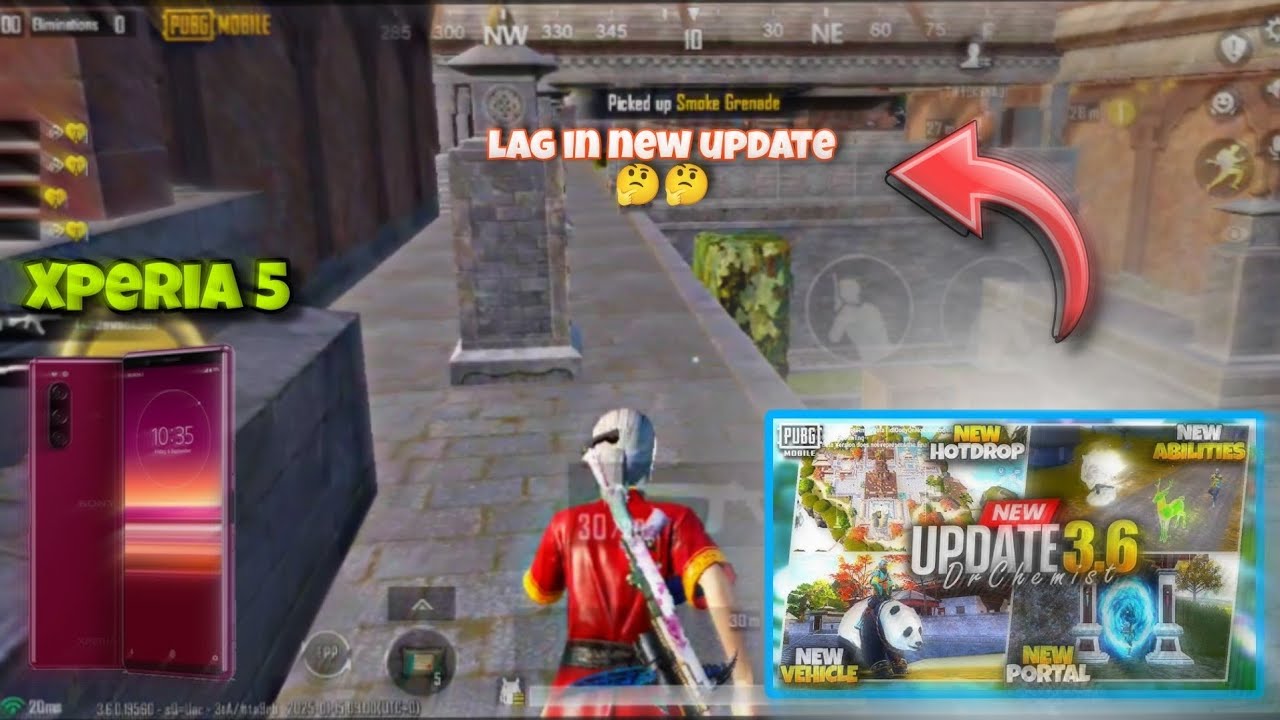Sony Xperia 5 Lag in new update ??🥶 / Xperia 5 Pubg test in 2025 / Smooth + 60fps / Hotdrop Test !!