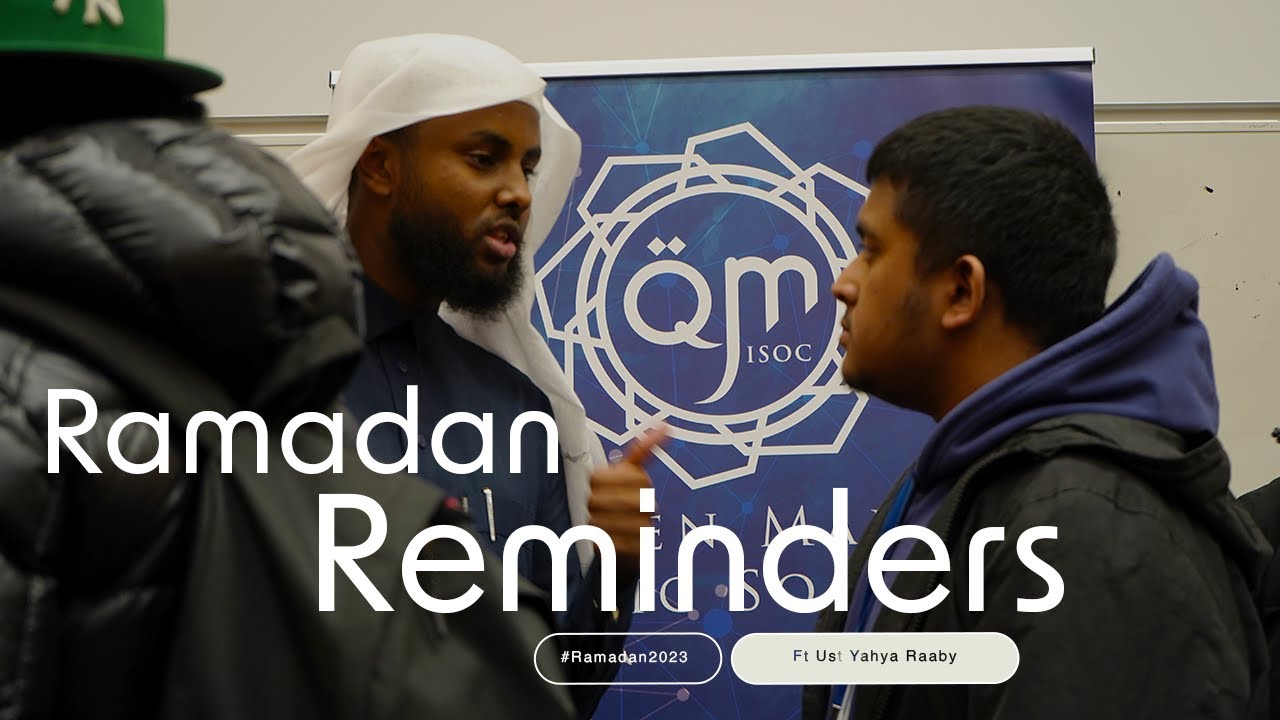 Ramadan Reminders ft Ust Yahya Raaby