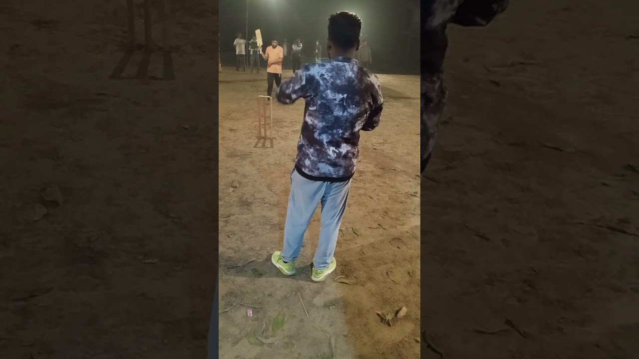 Night cricket match 