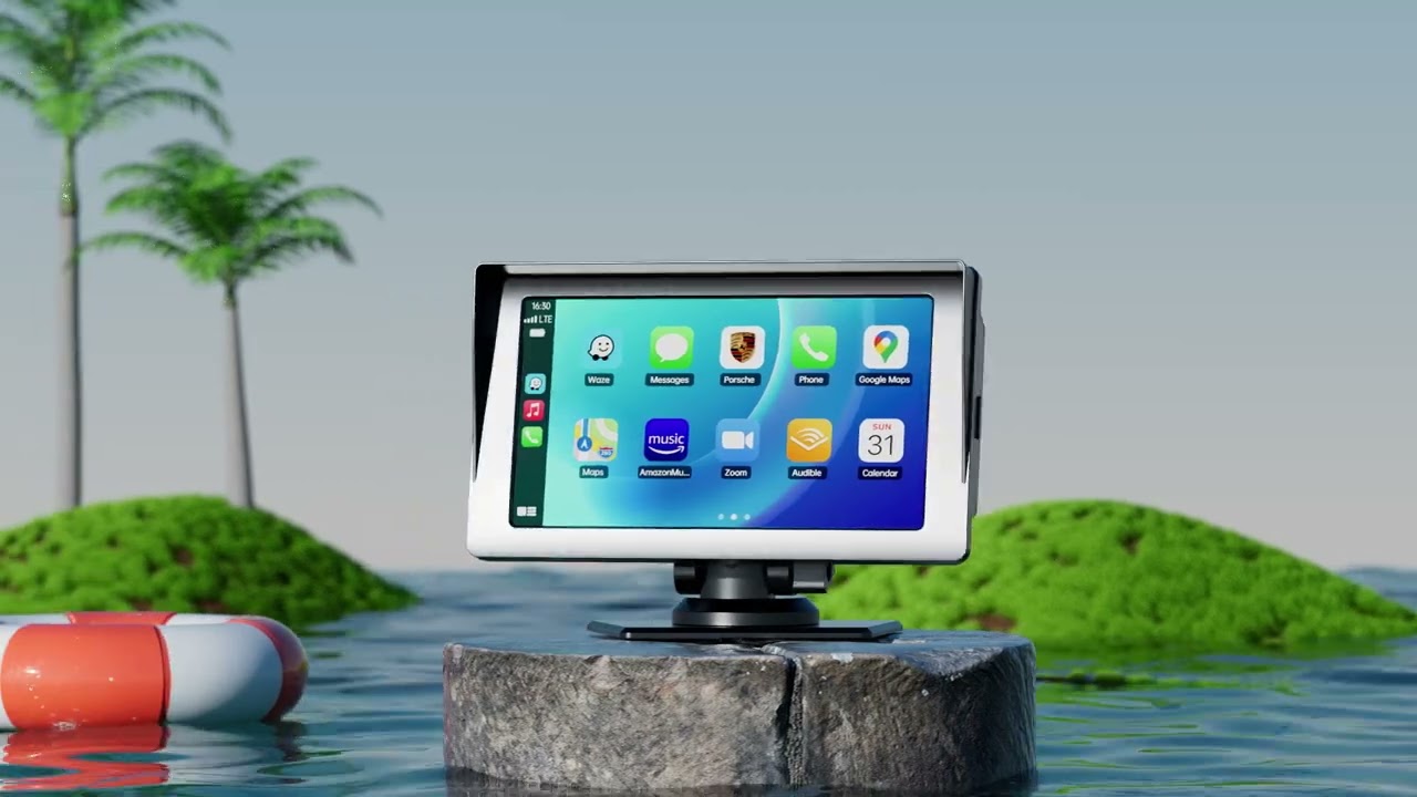 Campark RC04 7'' Car Stereo Wireless Apple Carplay