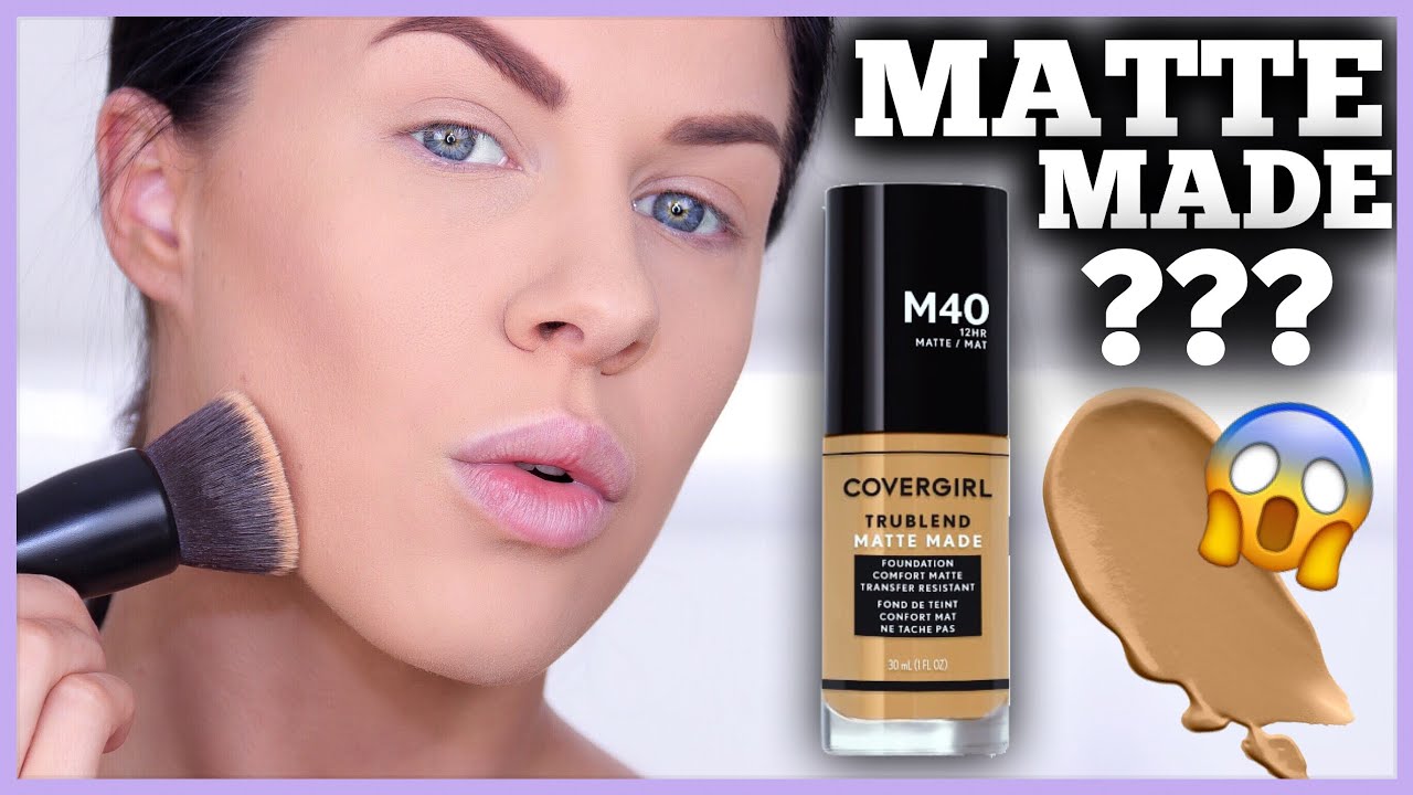 COVERGIRL MATTE MADE FOUNDATION | FIRST IMPRESSIONS, DEMO & REVIEW!!