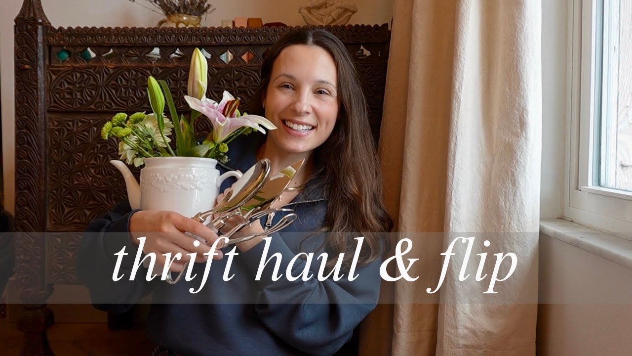 Goodwill Bins haul & a Furniture Flip project | my thoughts on “enjoy every minute”