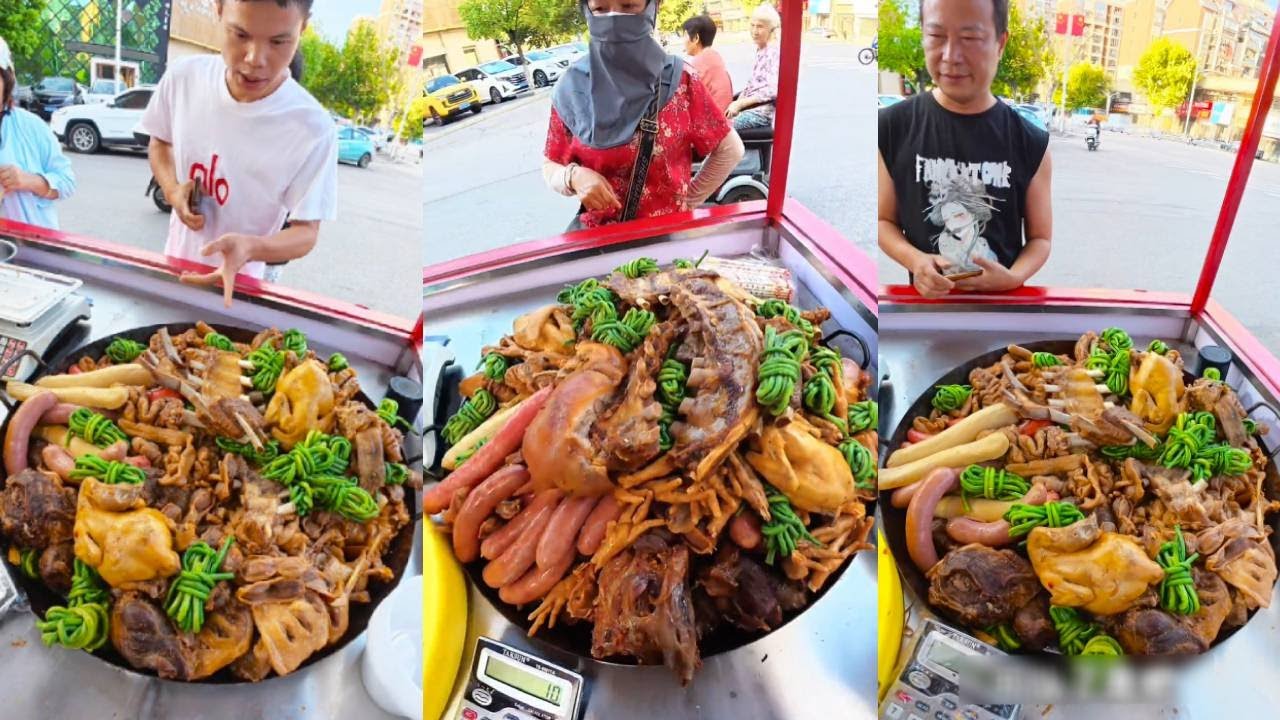 沉浸式带你体验在江西景德镇卖大锅卤菜的快乐,这香气扑鼻，口水都要流下来了#大锅卤菜 #美食 #沉浸式 #小吃 #第一視角