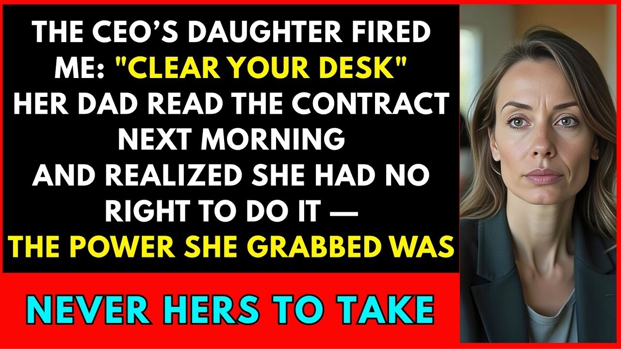 CEO’s Daughter Fired Me—Then I Exposed Her Illegal Power Grab