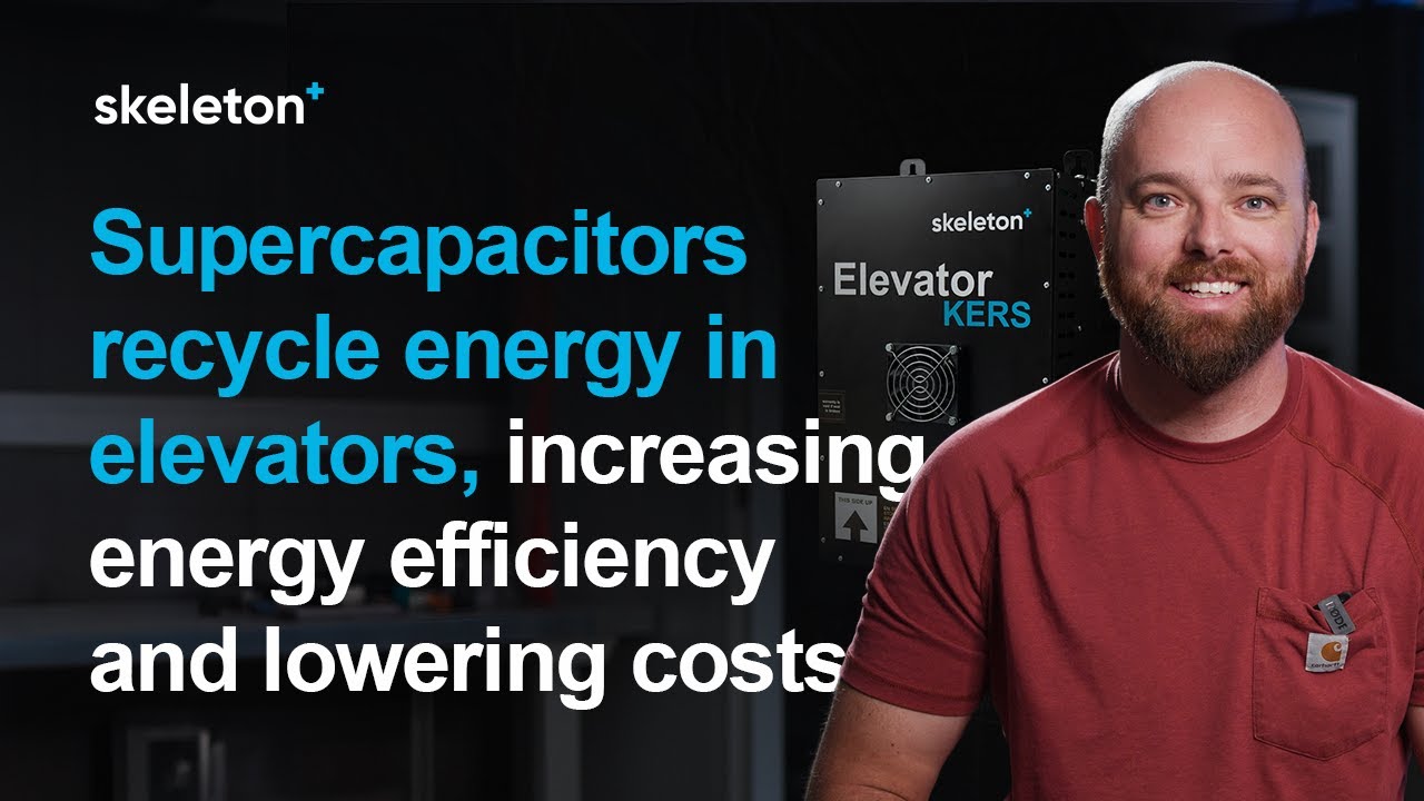 Supercapacitors recycle energy in elevators, increasing energy efficiency and lowering costs