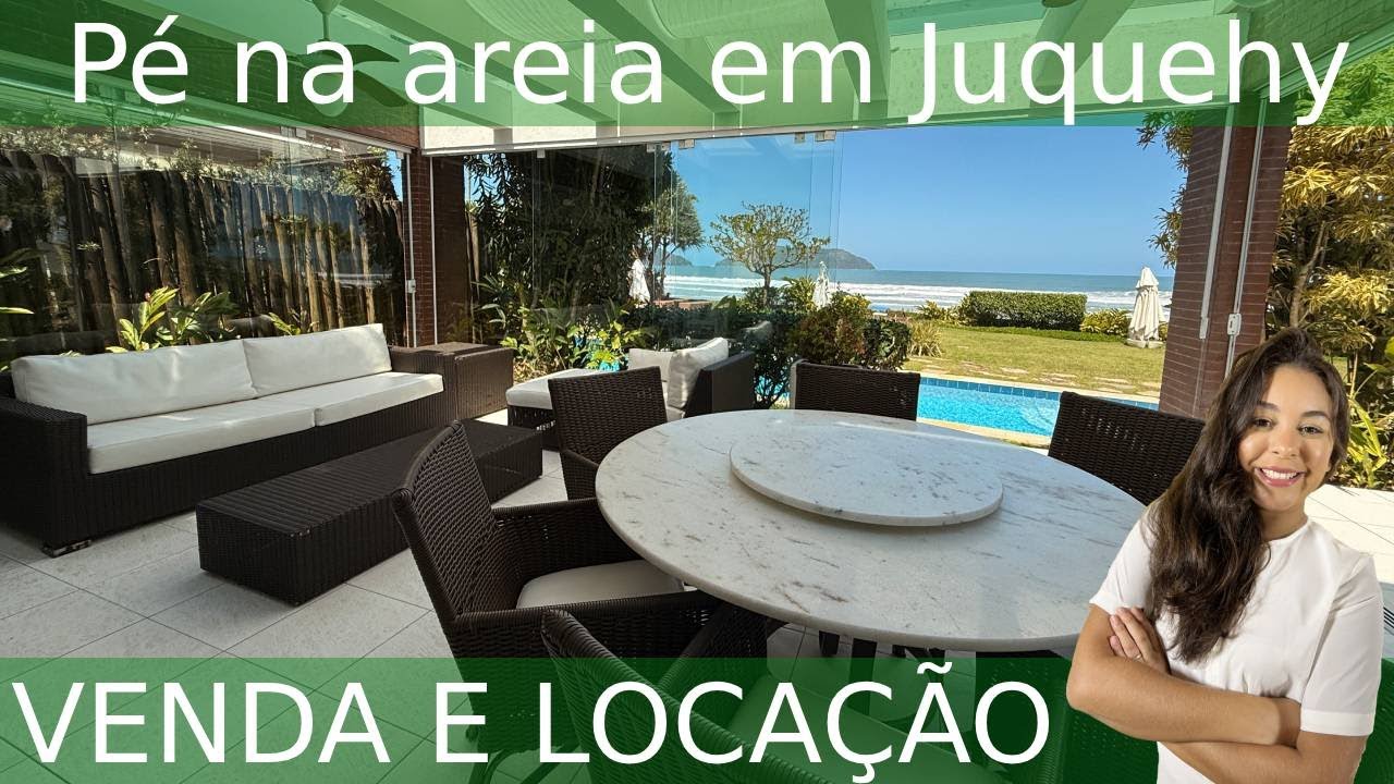 Casa pé na areia em Juquehy!