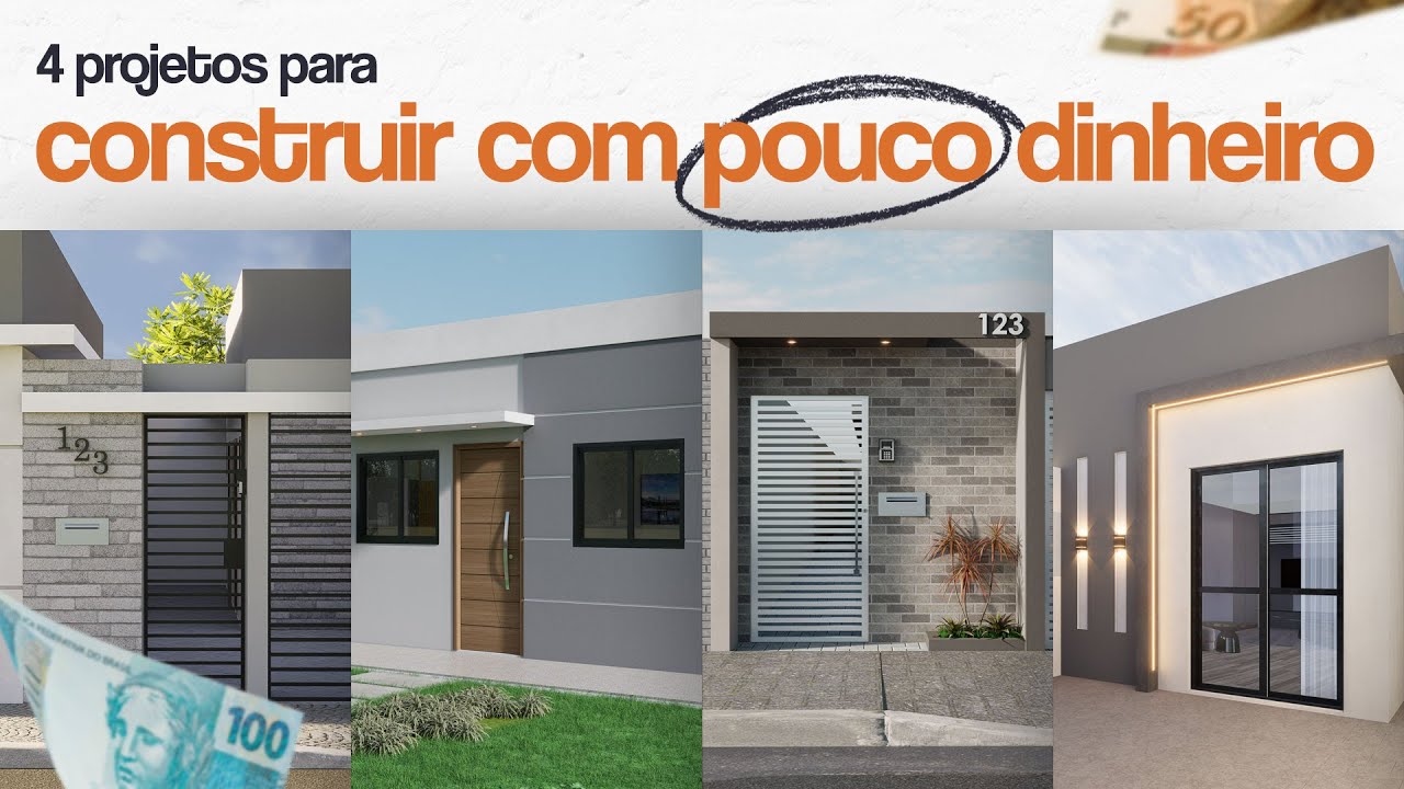 Pouco Dinheiro? Veja Projetos que Dá para Construir em Etapas