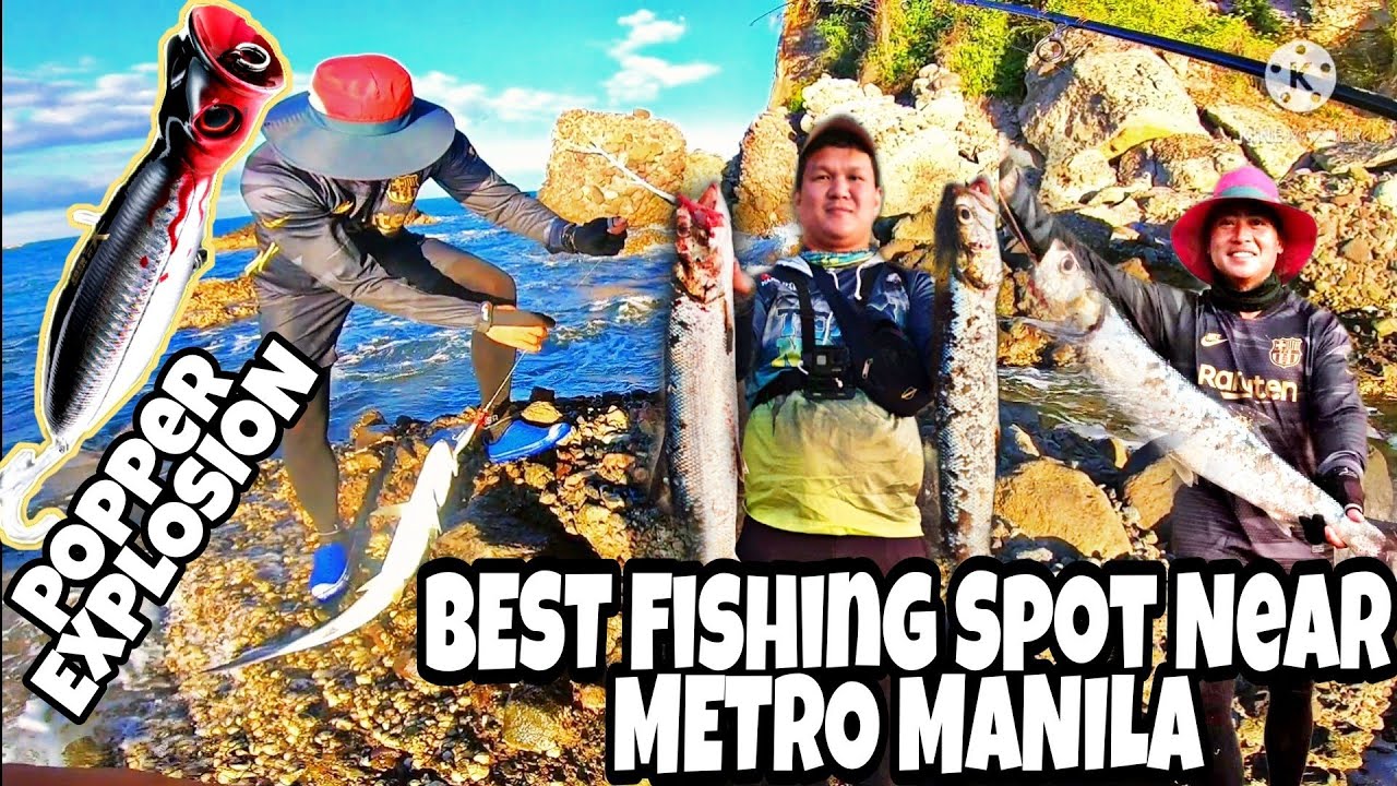 Shore Casting Popper in Ternate Cavite Use Kingdom Popper spot Near Manila