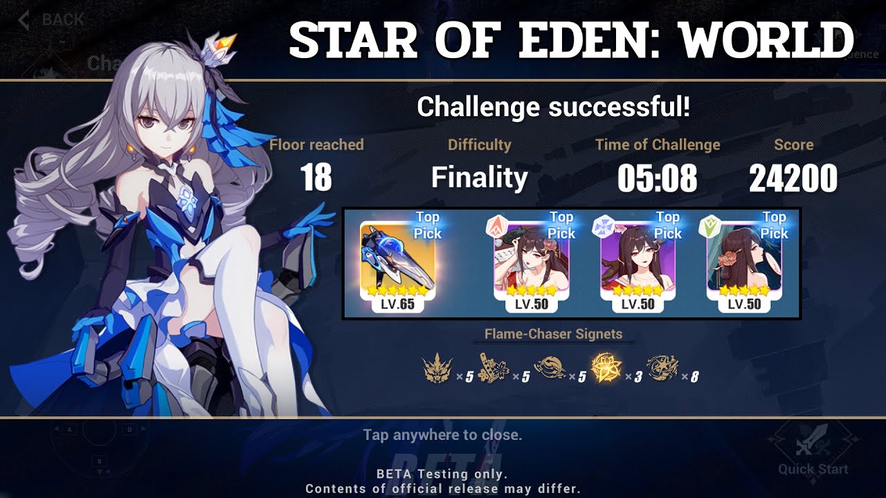 [Honkai Impact 3] - 6.1 Beta test, Bronya HoR at Elysian realm (Finality)