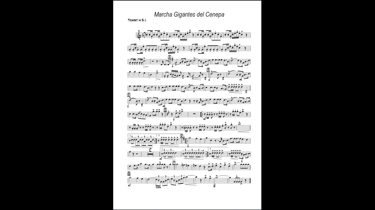 GIGANTES DEL CENEPA - MARCHA (TROMPETA 🎺)