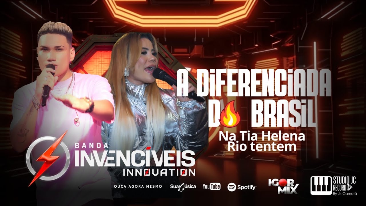 BANDA INVENCÍVEIS - A DIFERENCIADA DO BRASIL| AO VIVO NA TIA HELENA