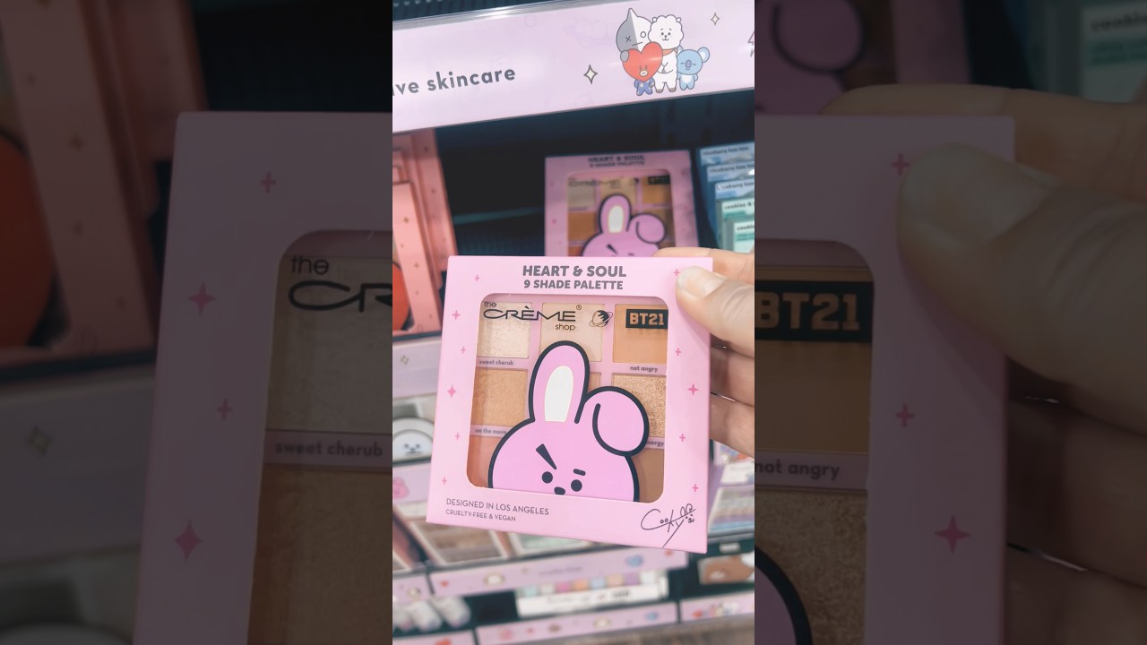 BTS BT21 Makeup and Skincare | Pink Box, Ala Moana Shopping Center Mall, Honolulu, Oahu, Hawaii, USA
