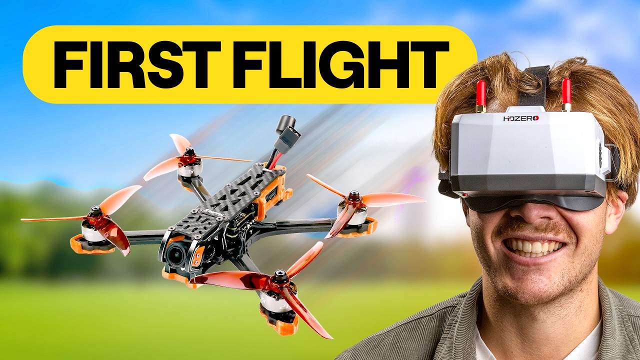 The Easiest FPV Drone First Flight Tutorial You'll Ever Watch