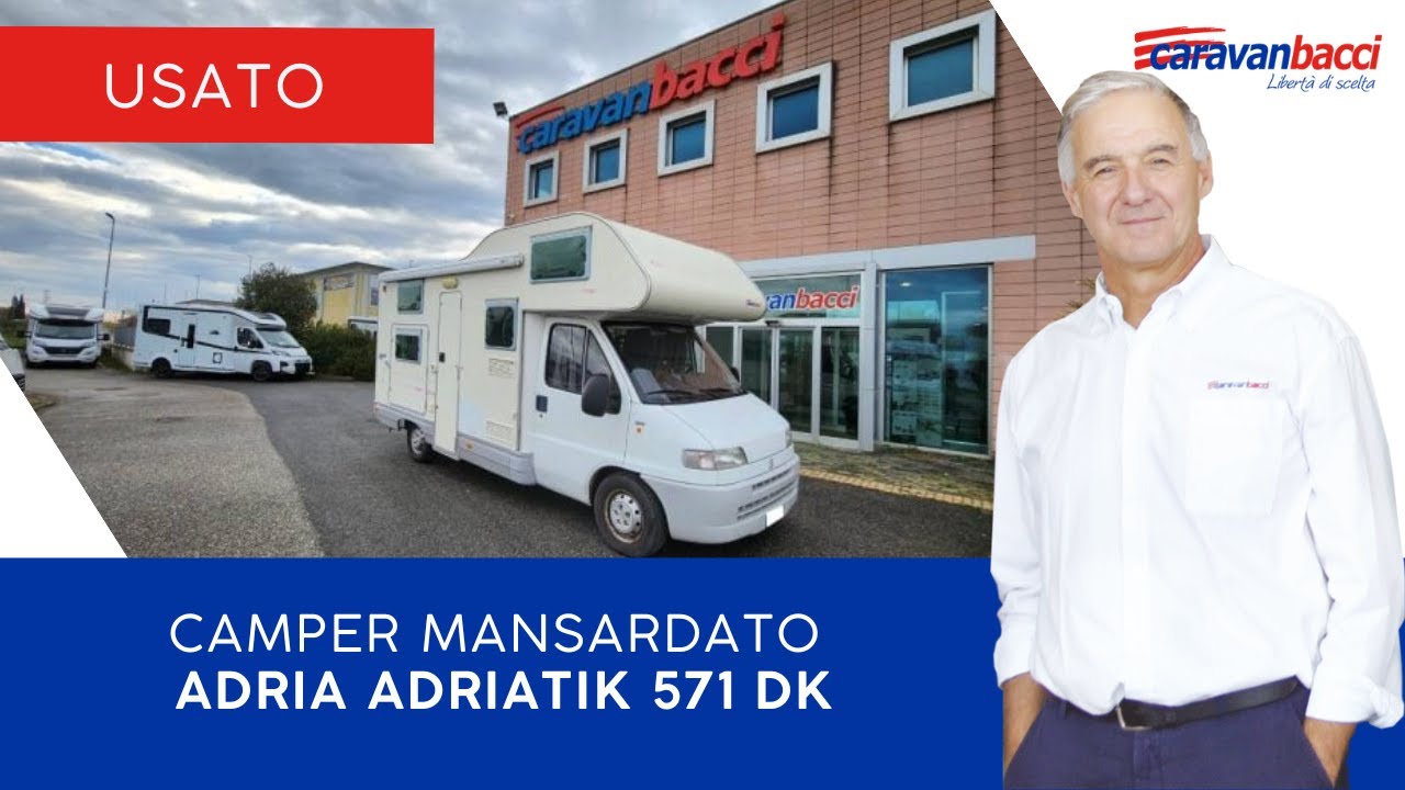 Camper Mansardato Adria Adriatik 571 DK | Usato Garantito