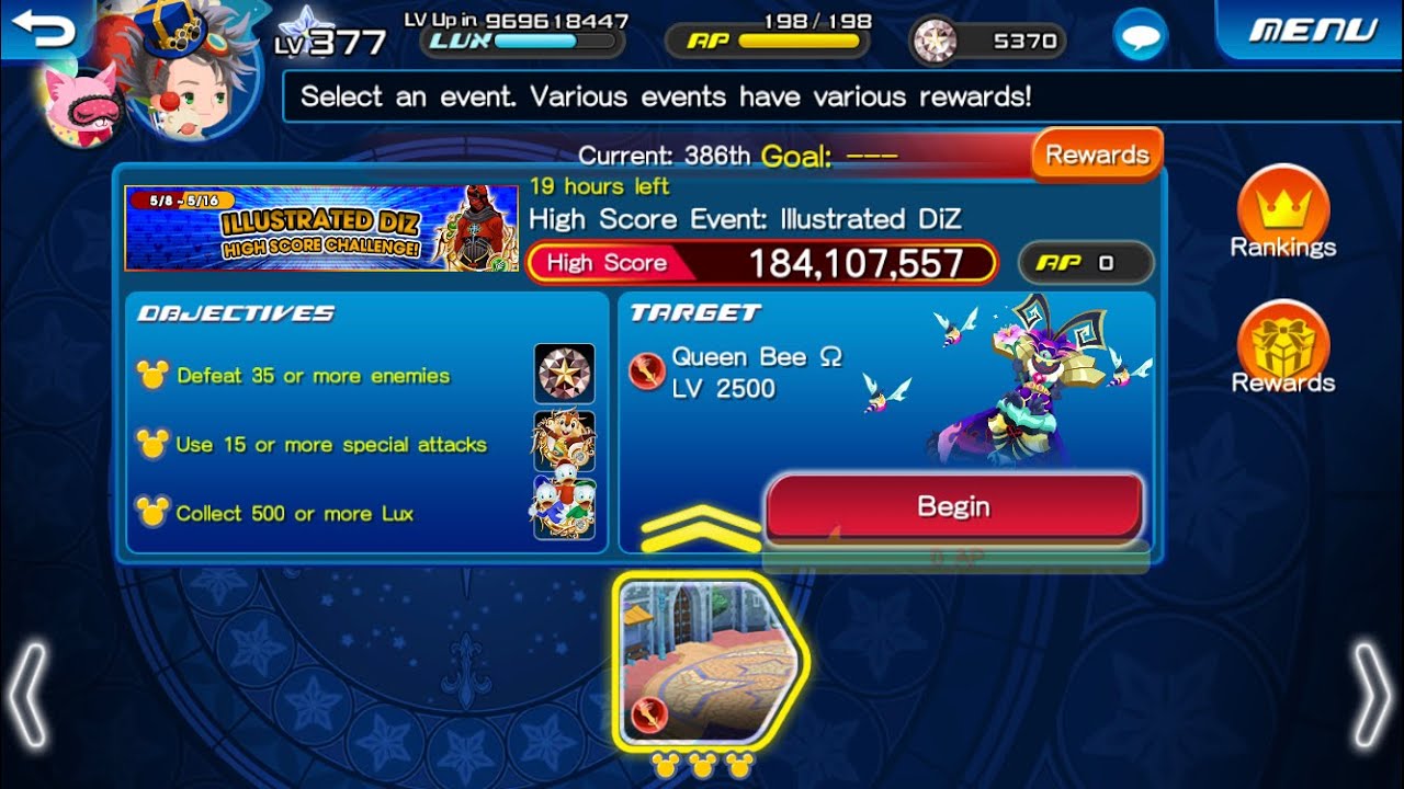 KHUx F2P - Illustrated Diz HSC: TOP 1000 with 2 stained glass medals of your own!