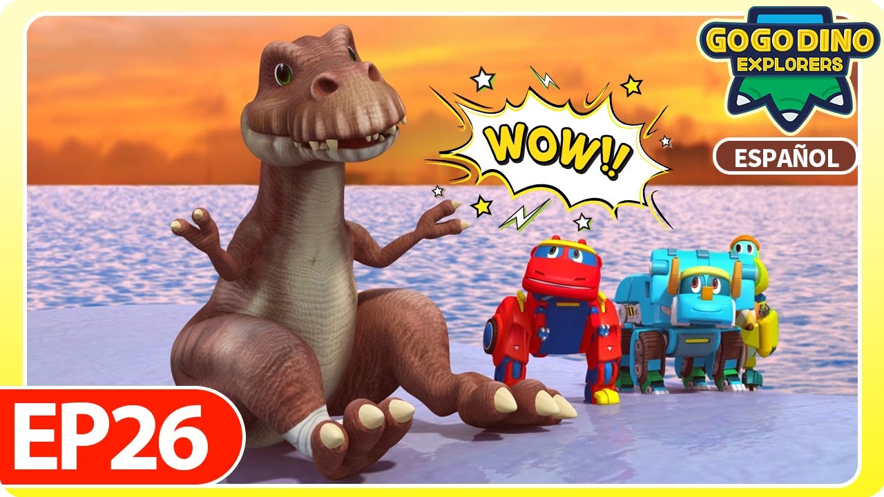 [GOGODINO EXPLORERS] EP26 La gran erupción del volcán 2 | Dibujos de dinosaurios