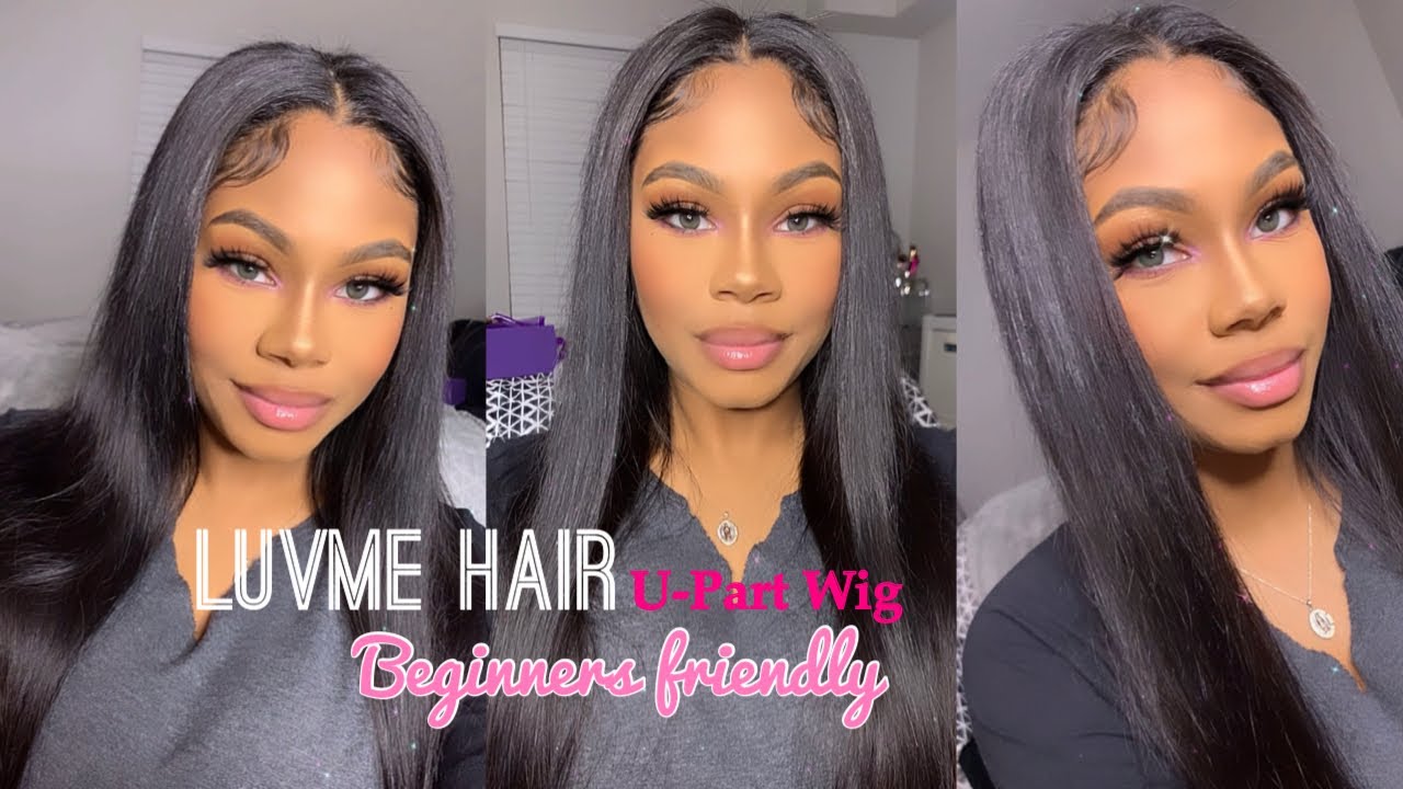NATURAL LOOKING U PART WIG INSTALL STEP BY STEP | FT: LUVME HAIR | ASHLEY DI’JONE