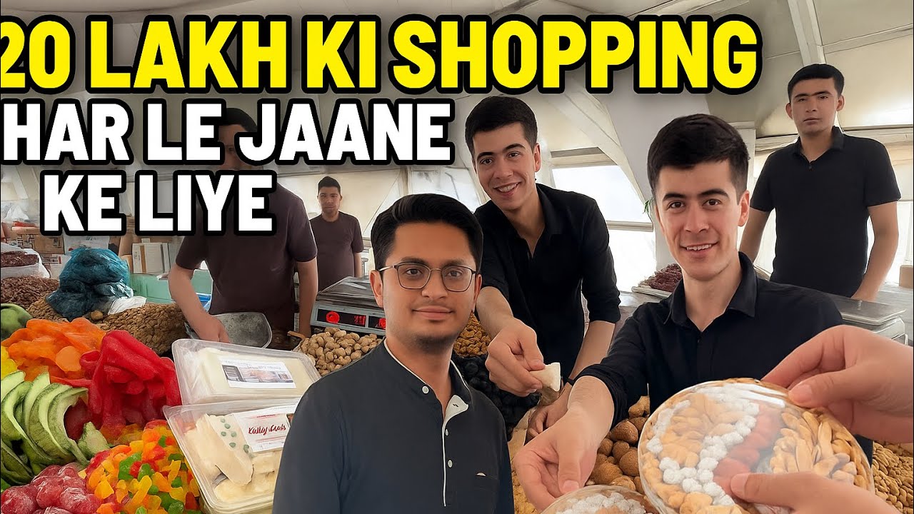 ₹20 Lakh Worth Dry Fruits Shopping in Uzbekistan | MBBS Student Life Vlog 🇺🇿