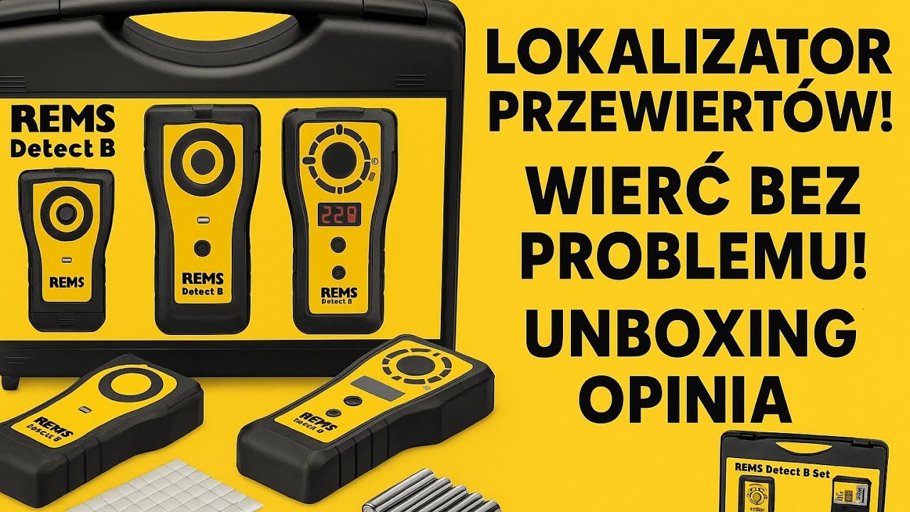 Rems Detect B! Lokalizator, detektor do przewiert&oacute;w! Wycentruj odwiert idealnie tak jak chcesz! 