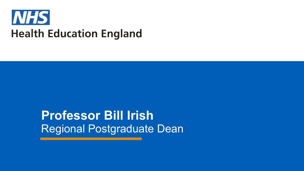 Professor Bill Irish's update for doctors in training