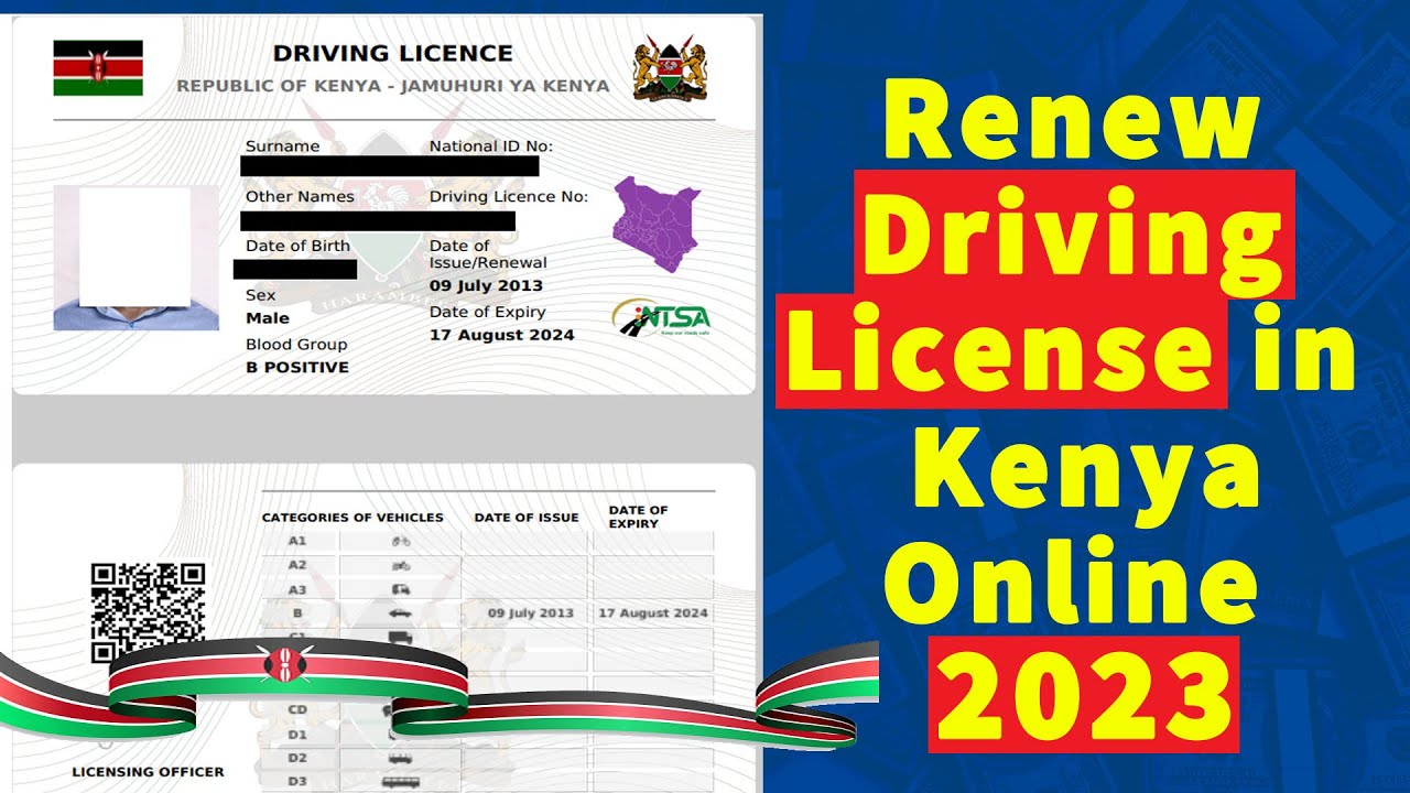 Updated- How to Renew Driving License Online in Kenya in 2023
