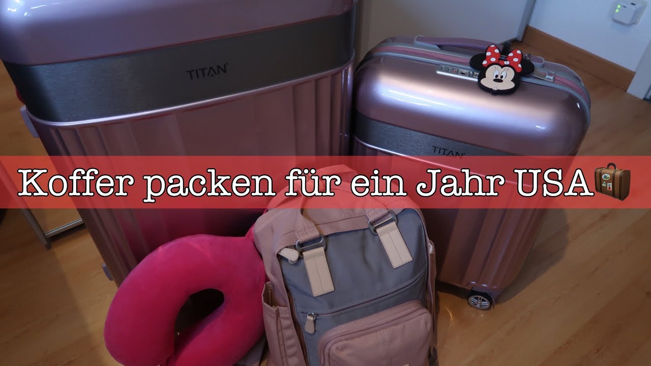 KOFFER PACKEN FÜR EIN JAHR USA || Au Pair #5