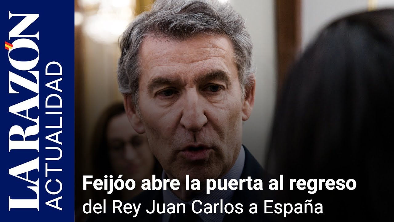 Feijóo abre la puerta al regreso del Rey Emérito a España: 
