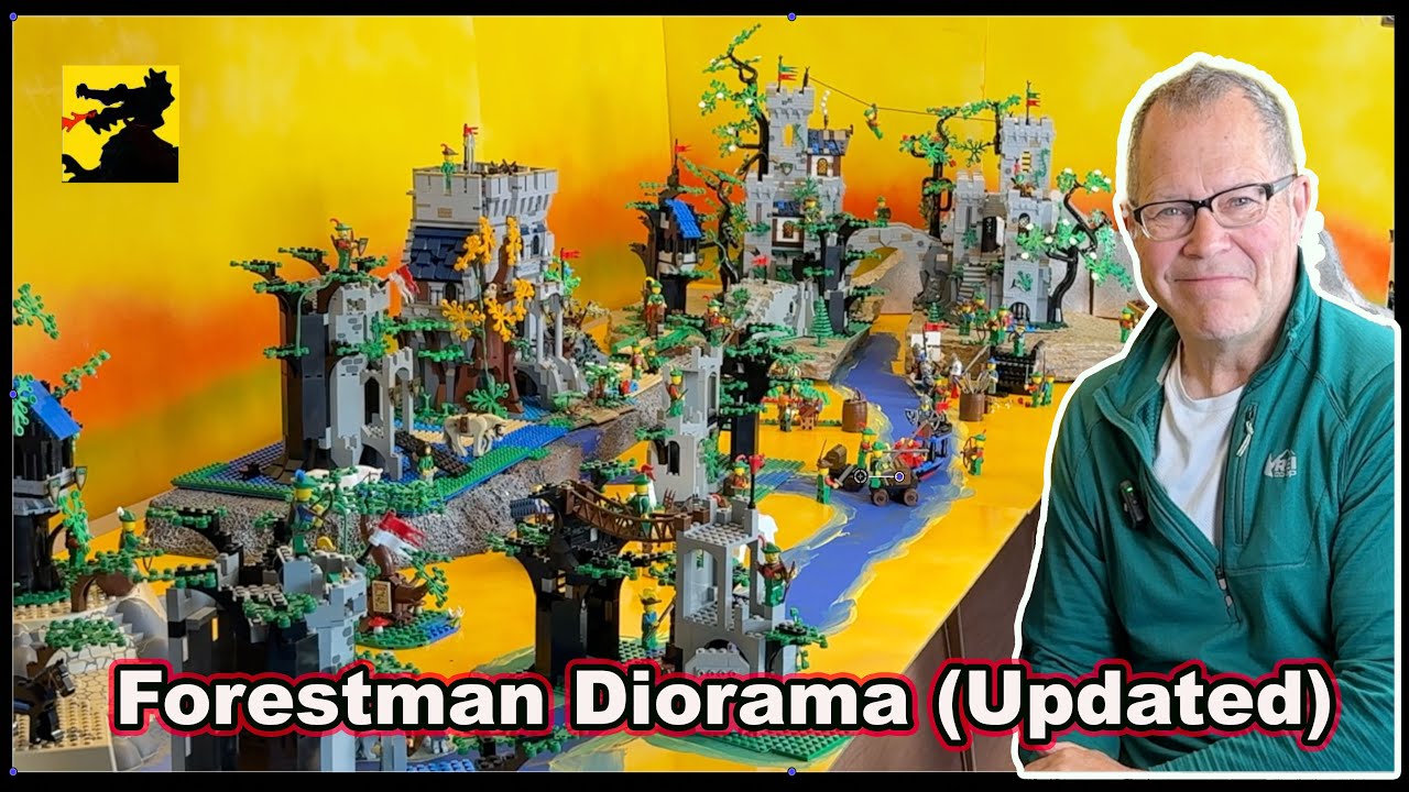 My collection of Forestmen sets in updated Diorama - What story do these sets tell?