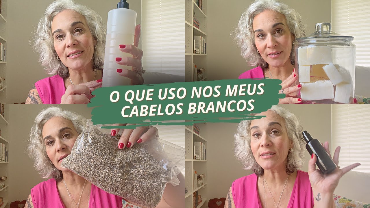 Como cuido dos meus cabelos brancos?