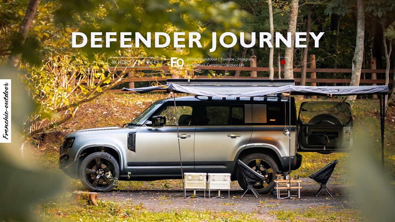 DEFENDER JOURNEY in SENDAI｜ラグジュアリーキャンプと老舗宿とOCTA, Relaxing, ASMR, cozy camp ,4K HDR
