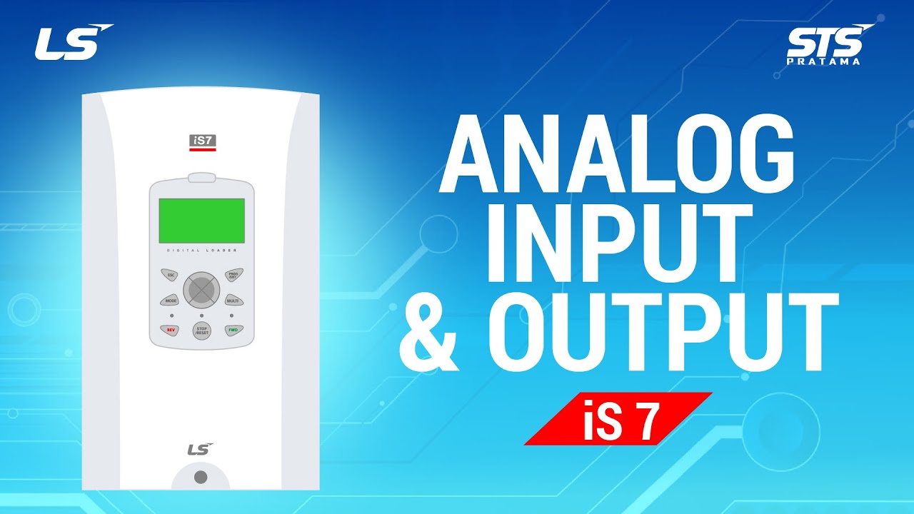 LS AC Drive iS7 (Analog Input Output) - Inverter Tutorial
