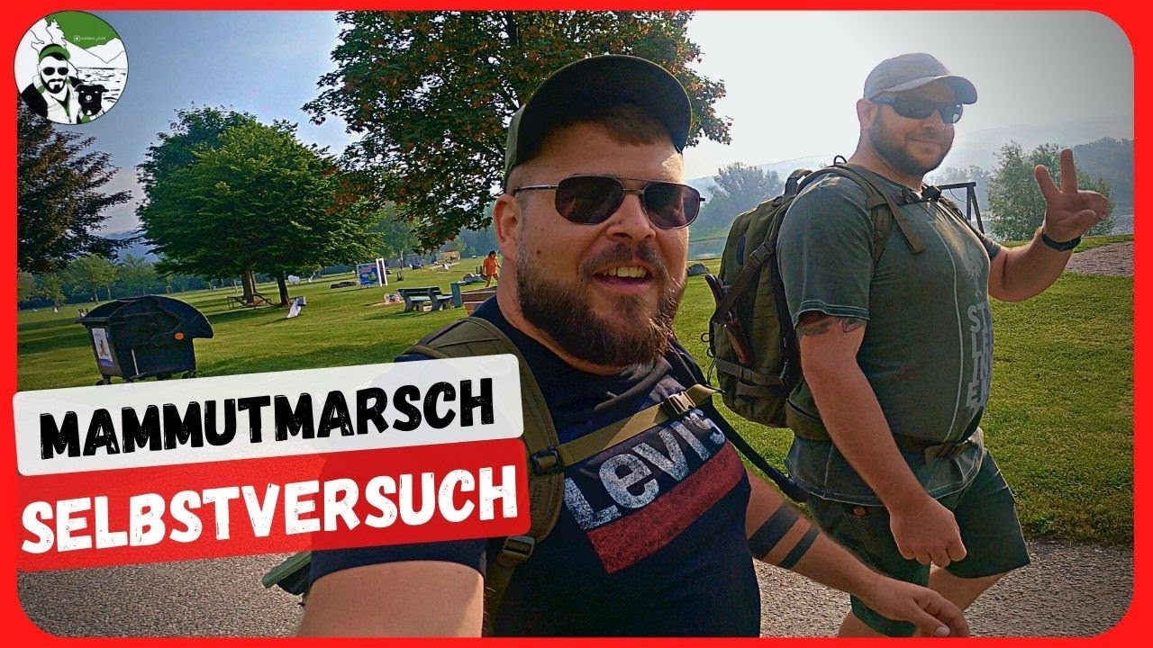 Selbstexperiment 100km Gewaltmarsch || Komplett ohne Vorbereitung, wie weit kommen wir?