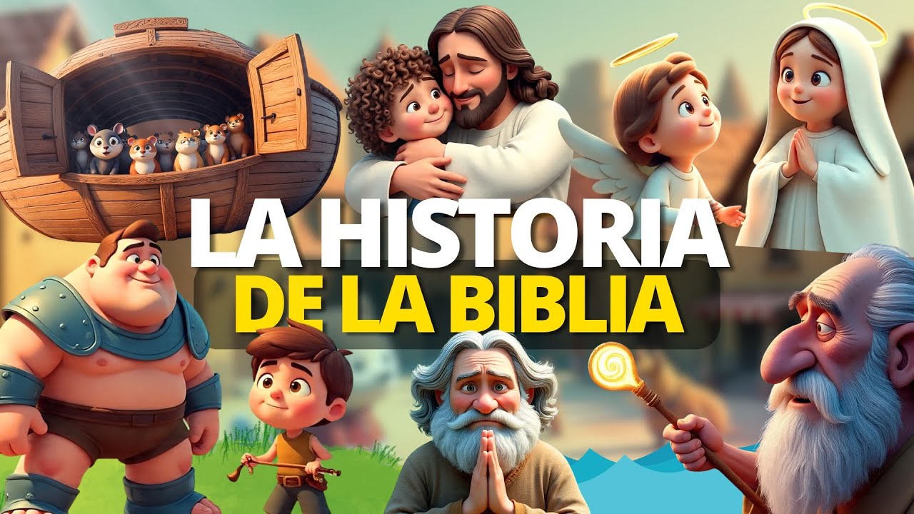📖 La HISTORIA COMPLETA de la BIBLIA contada PARA NIÑOS ✨ | PequeFe