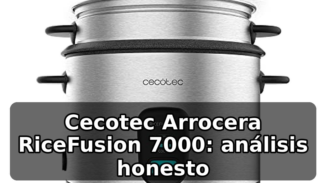 Review completa de la Cecotec Arrocera RiceFusion 7000 Inox: potencia y capacidad
